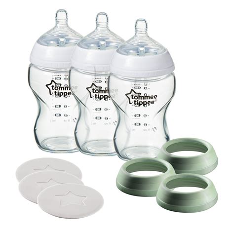 Tommee Tippee Closer to Nature 3 in 1 Convertible Glass Baby Bottles – 9oz, 3ct - Walmart.com ...