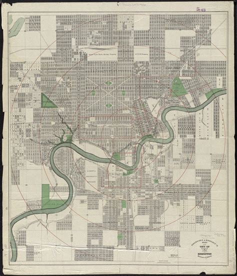 Map of Edmonton from 1912 : r/Edmonton