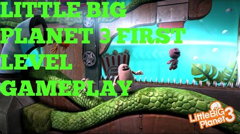 Little Big Planet First Level !! (LBP GAMEPLAY) - YouTube