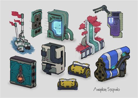 Stefano Andrieri - Sci-fi Prop Design Practice