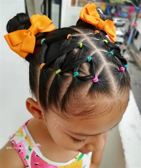 22 Easy Rubber band Hairstyles For Kids - The Glossychic in 2021 | Kids hairstyles, Kids ...