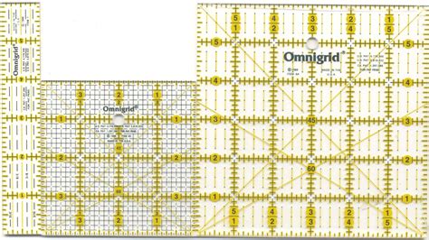 Omnigrid Ruler Quilting Square Set - 641