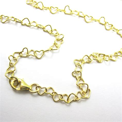 Gold Necklace, Gold Bracelet, Gold Anklet, Gold Plated Vermeil Sterling ...