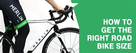 Step-by-Step Road Bike Size Guide - Merlin Cycles UK