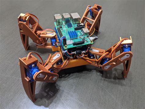 TechsPassion | 4 Legs Spider Raspberry Pi Robot