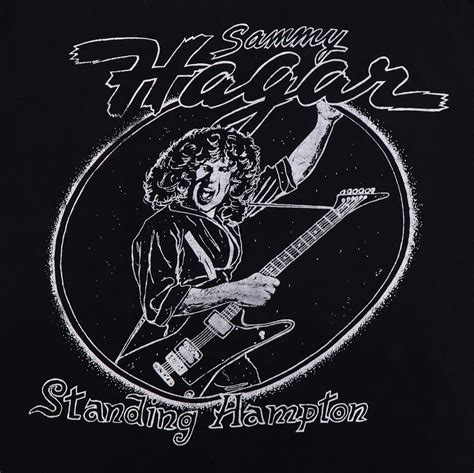 1980s Sammy Hagar Live Concert Shirt – WyCo Vintage