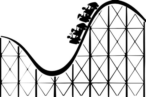 Roller Coaster Clip Art at Clker.com - vector clip art online, royalty ...