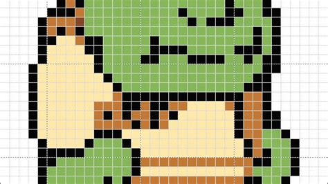 Shrek Pixel Art Grid