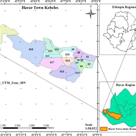 Map of Harar, East Ethiopia | Download Scientific Diagram