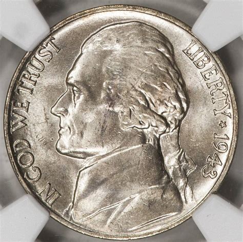 1943-P NGC MS65 Jefferson War Nickel - Sahara Coins & Precious Metals