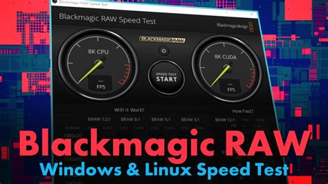 Blackmagic RAW Speed Test now available for Windows and Linux - JayAreTV