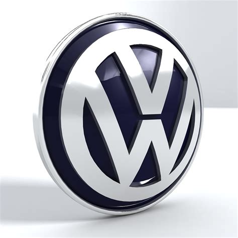 Volkswagen VW Logo 3D Model .max .obj .3ds .fbx .stl .dwg - CGTrader.com