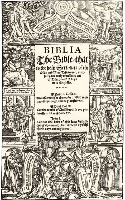 Heretic, Rebel, a Thing to Flout: The First Bible in English Goes To Print