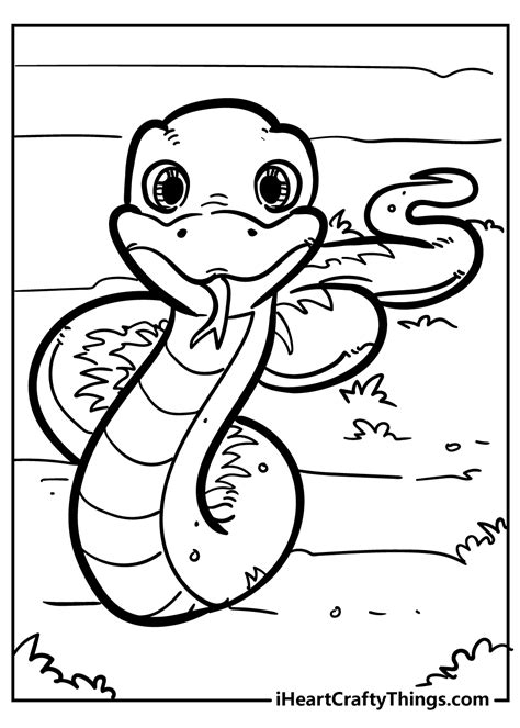 Snake Coloring Pages (Updated 2021)