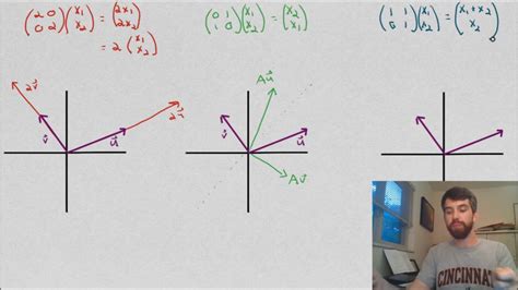 Three examples of Matrix Transformations - YouTube