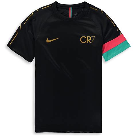 Nike Cristiano Ronaldo Youth Black CR7 Dry Academy Training Jersey