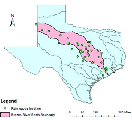 1-hour duration rain gauge station locations. | Download Scientific Diagram