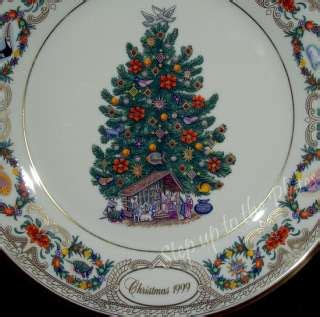 LENOX 1991 Christmas Trees Around World Plate GERMANY