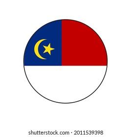 Malacca State Flag Circle Vector Button Stock Vector (Royalty Free) 2011539398 | Shutterstock