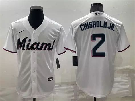 Miami Marlins #2 Jazz Chisholm Jr White Jersey - Jersey Fanatics