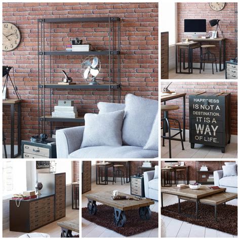 Spitalfields industrial rustic living room furniture collection ~ Fresh Design Blog