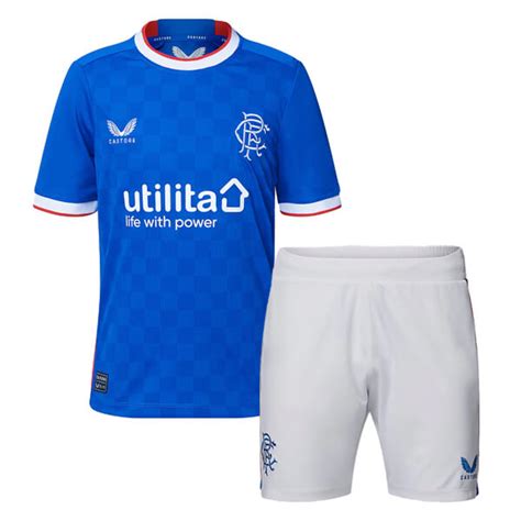 Rangers Home Kids Football Kit 22/23 - SoccerLord