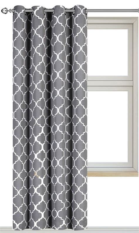 25+ bästa Grey patterned curtains idéerna på Pinterest