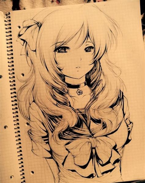 Anime Girl Drawing Ideas at GetDrawings | Free download