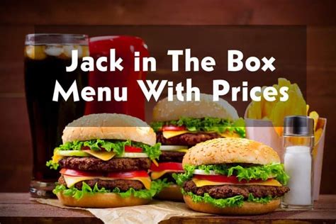 Jack in The Box Menu With Prices (Updated July 2023) - Modern Art Catering