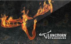 Buy Longhorn Steakhouse Gift Card at Discount - 15.00% off