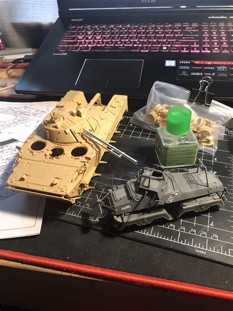 Consecutive tank build, BMP-3 is ready to paint! : r/modelmakers