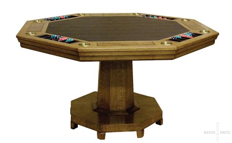 Octagon Poker Table 1 – Keith Fritz Fine Furniture