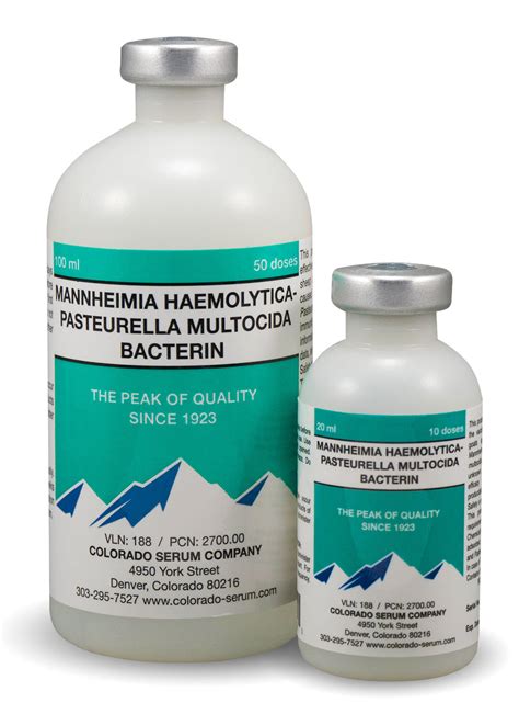 Pasteurella Pneumonia Vaccine for Livestock - Jeffers