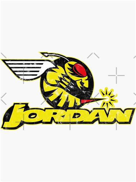 "Jordan Grand Prix (Distressed Look)" Sticker by TableTopDesigns ...