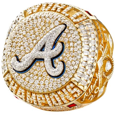 Fans custom-2021 Atlanta Braves World Series Championship Ring Presale ...