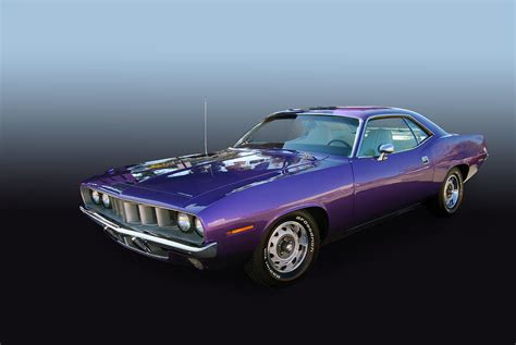 Plum Crazy Cuda Photograph by Bill Dutting