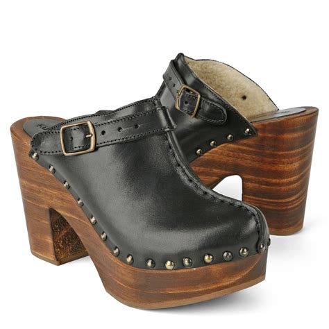 Kurt Geiger Boston Black Clogs in Black | Lyst