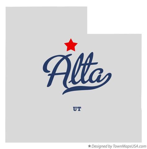 Map of Alta, UT, Utah