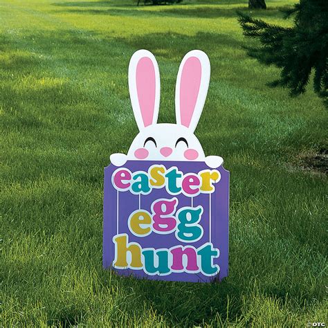 Easter Egg Hunt Yard Sign | Oriental Trading