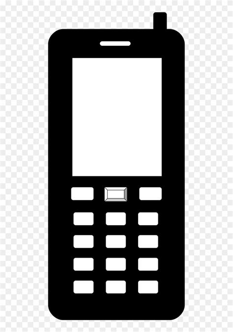 Mobile Icon Vector Png - Cell Phone Symbol Png Clipart (#2322784) - PikPng