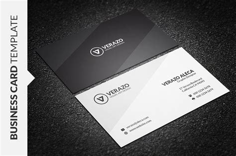 Modern Minimalist Business Card | Business Card Templates ~ Creative Market