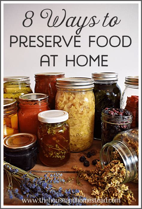 8 Ways to Preserve Food At Home