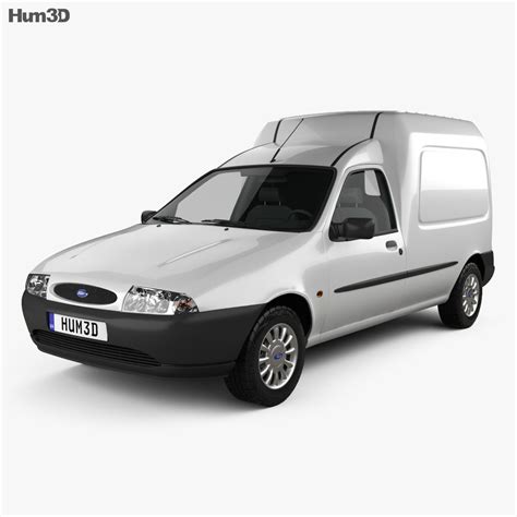 Ford Courier Van UK 1999 3D model - Vehicles on Hum3D