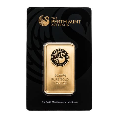 1 oz Perth Mint Gold Bar 9999 - Goldsecure