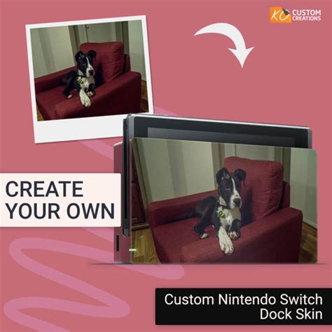 Personalized Nintendo Switch Dock Skin | KO Custom Creations