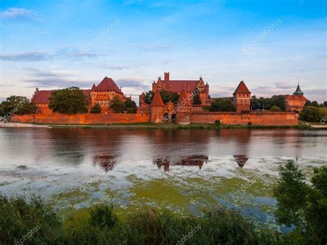 Teutonic Castle in Malbork — Stock Photo © pyty #96838618