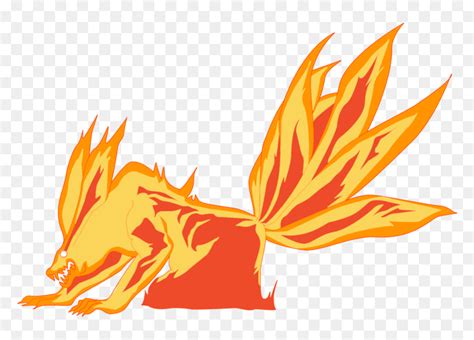 Kurama Transparent Png - Kurama Nine Tails Chakra Mode, Png Download - vhv