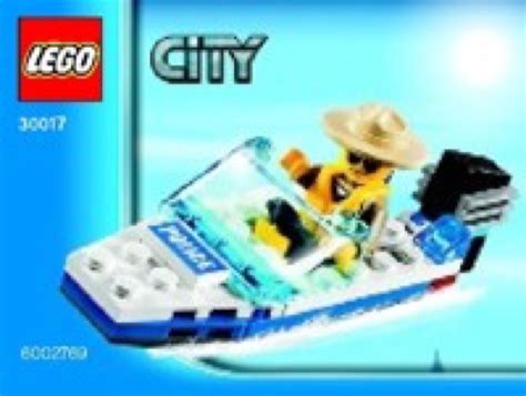 LEGO 30017 Police Boat Instructions, City - Forest Police