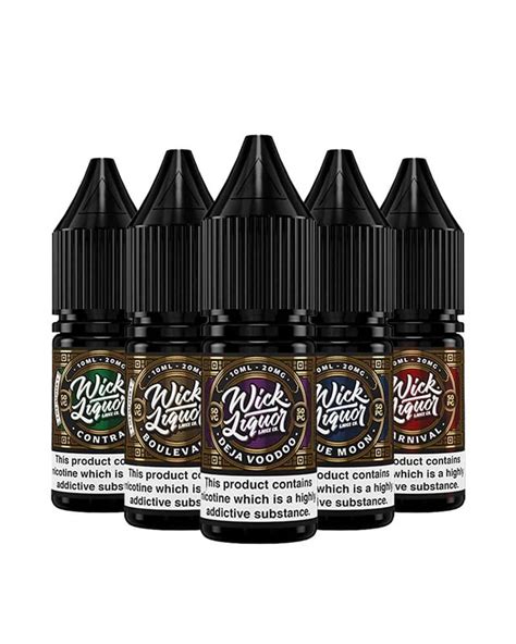 Wick Liquor Nic Salts 10ml (Any 10 for £25) – Washington Vapes UK