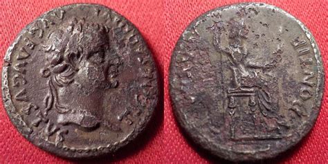 TIBERIUS AR fouree denarius. PONTIF MAXIM, Livia, as Pax, seated right